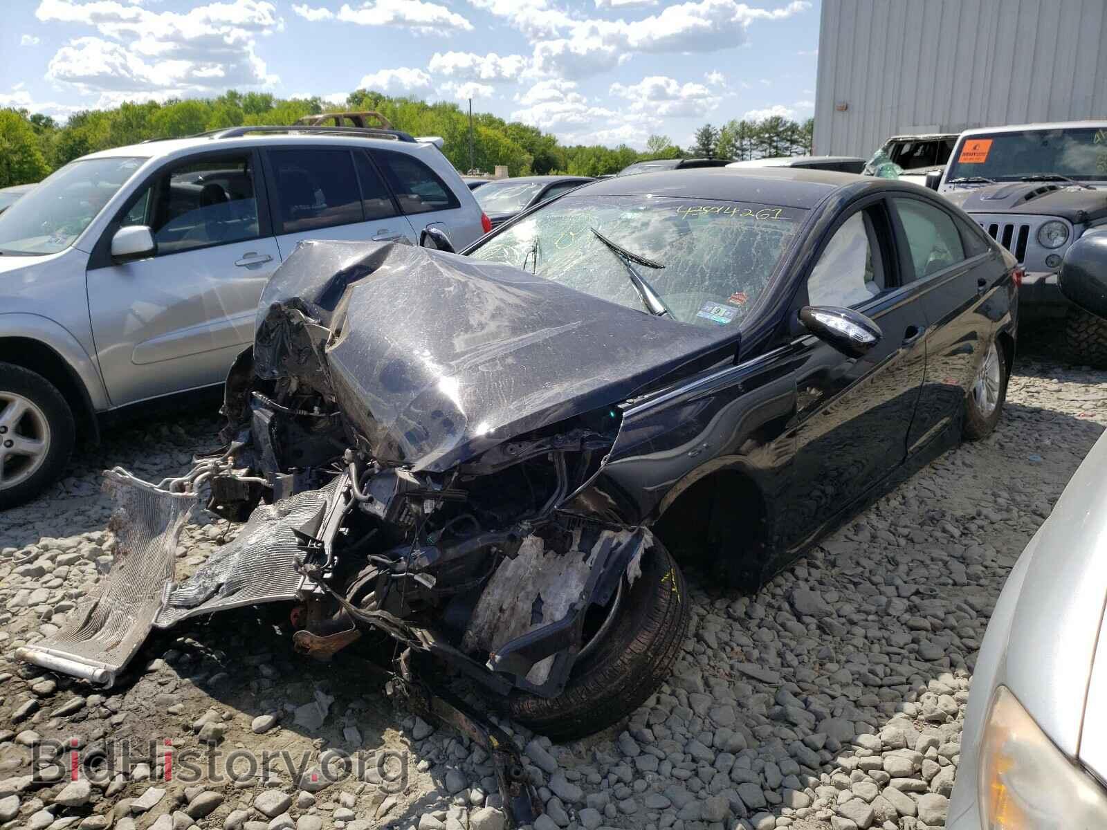 2014 HYUNDAI SONATA - VIN: 5NPEB4AC4EH946791 - Фото 2