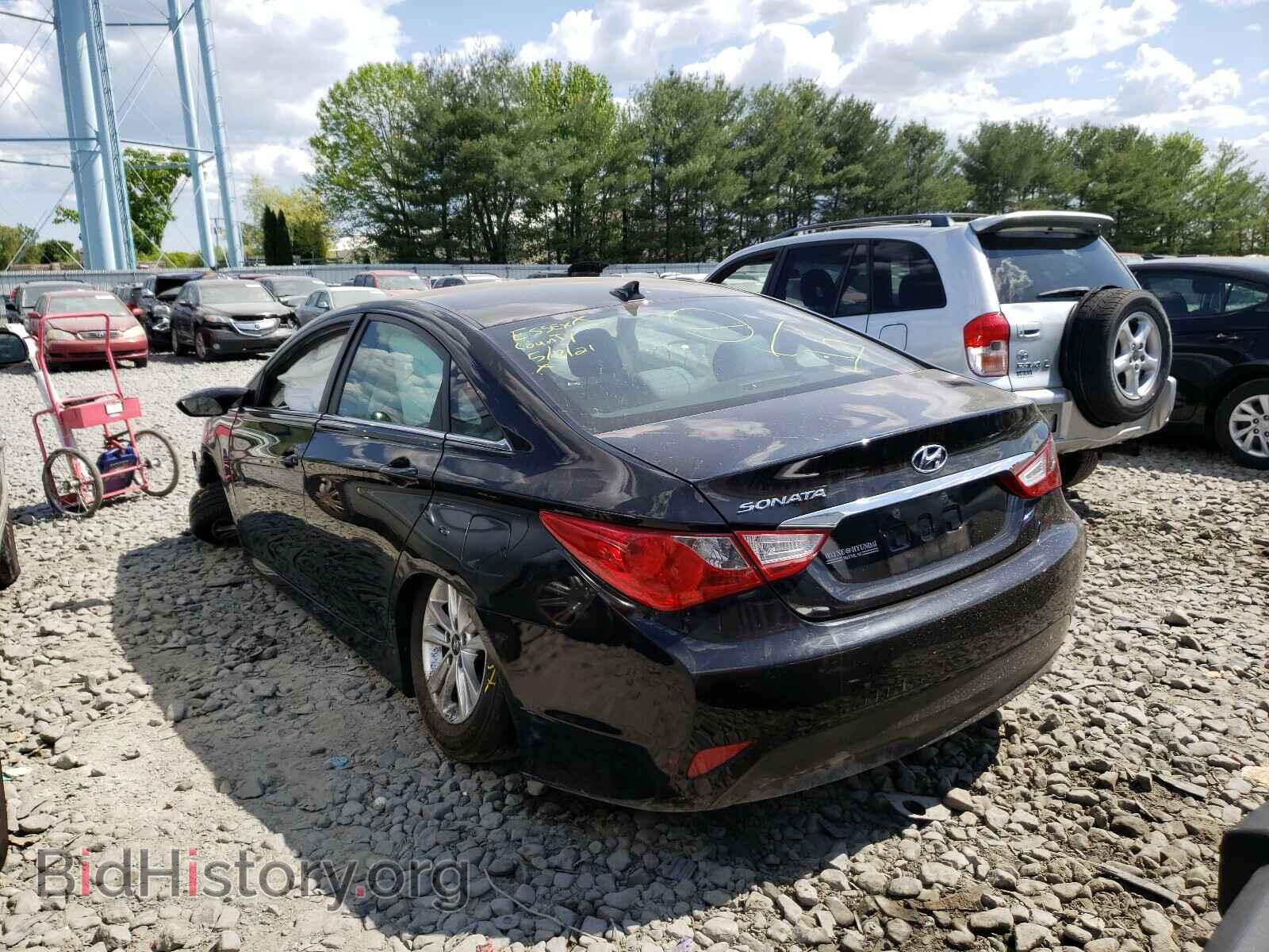 2014 HYUNDAI SONATA - VIN: 5NPEB4AC4EH946791 - Фото 3