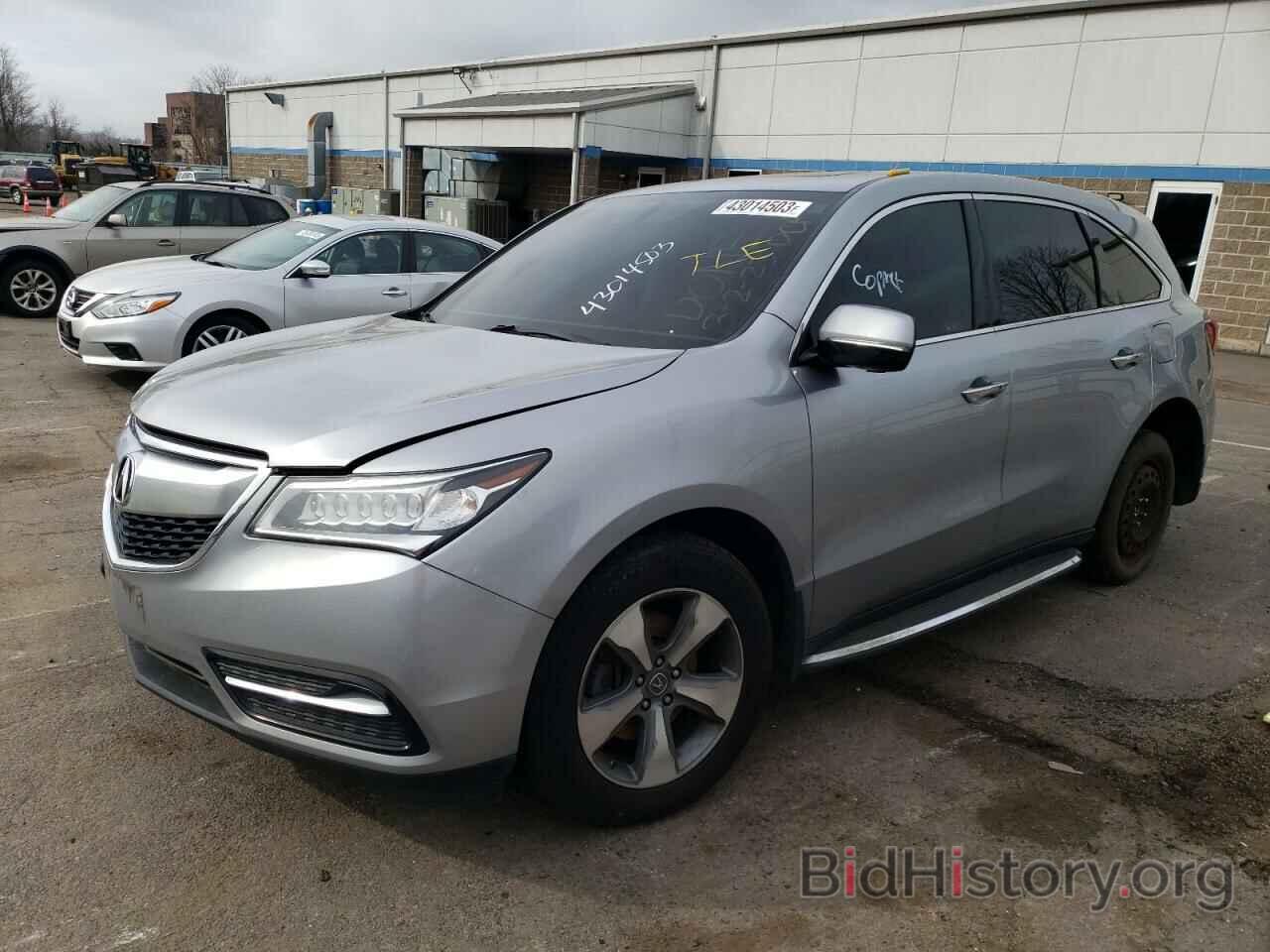 Фотография 5FRYD4H27GB017196 - ACURA MDX 2016