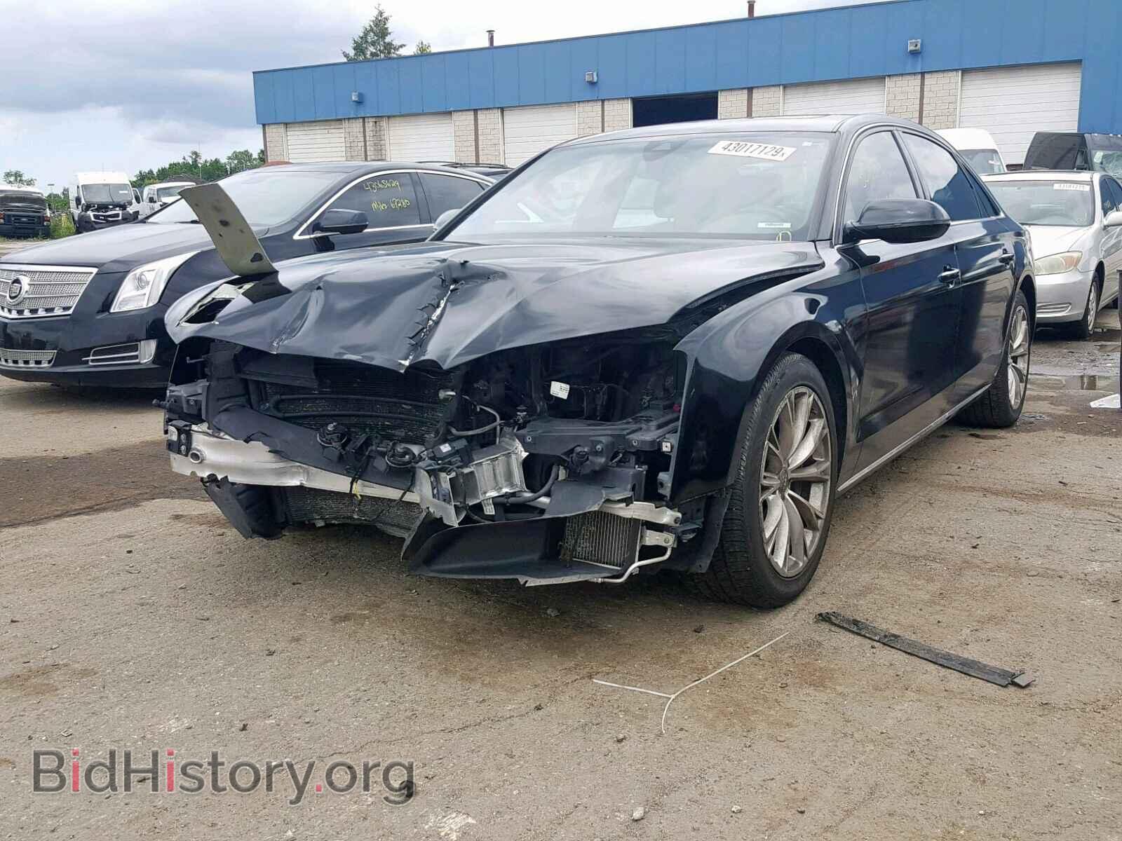 2013 AUDI A8 - VIN: WAURGAFD0DN000864 - Фото 2