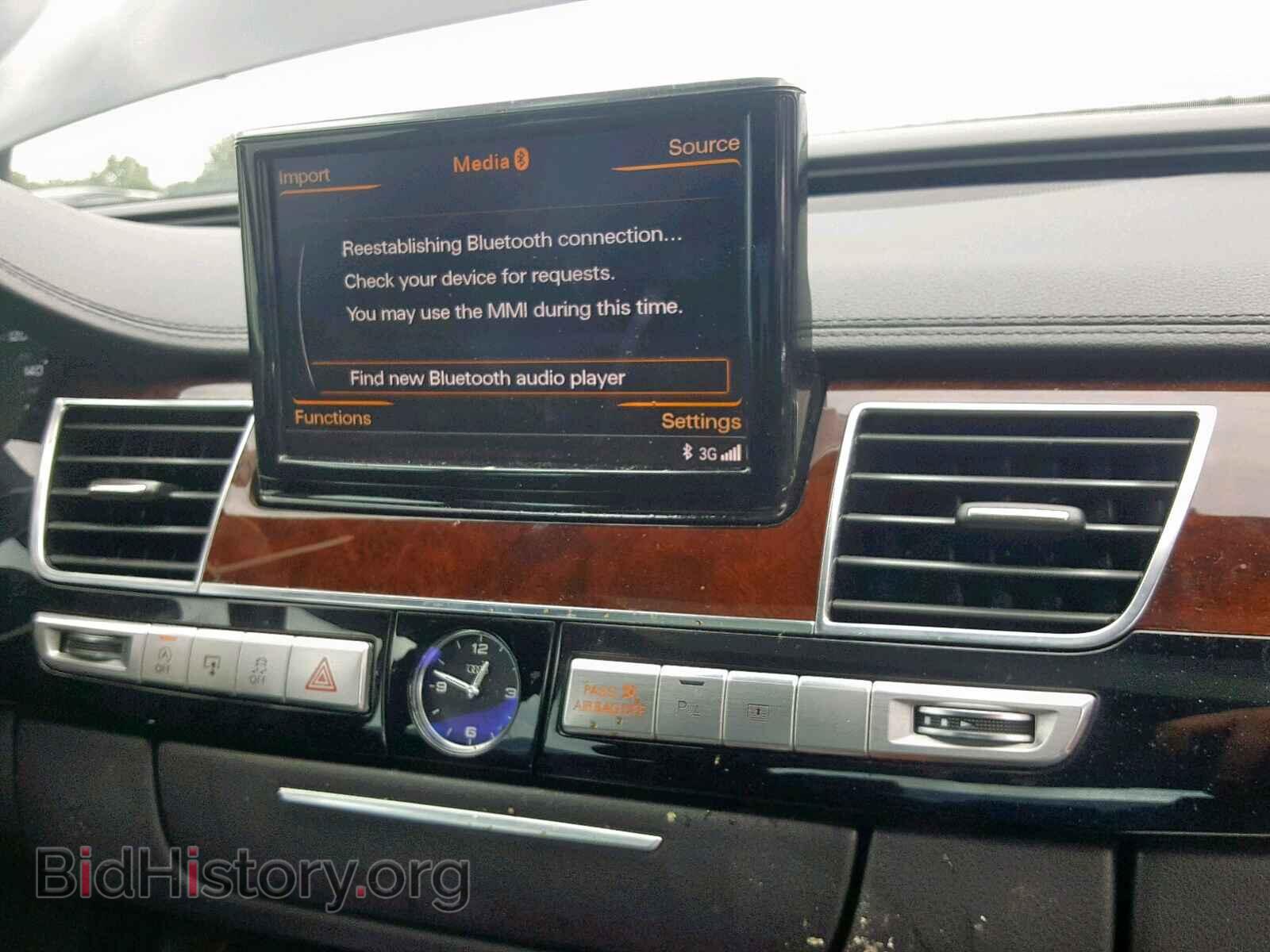 2013 AUDI A8 - VIN: WAURGAFD0DN000864 - Фото 9