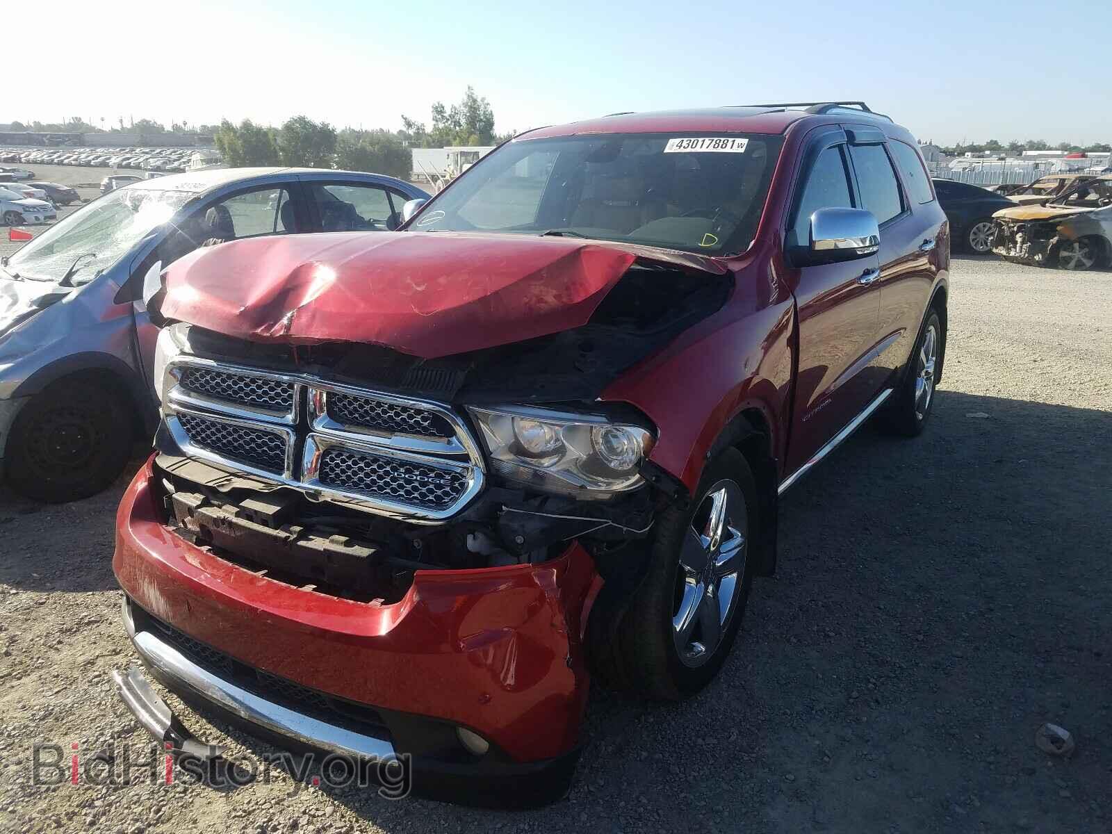 2011 DODGE DURANGO - VIN: 1D4RD5GG7BC603155 - Фото 2