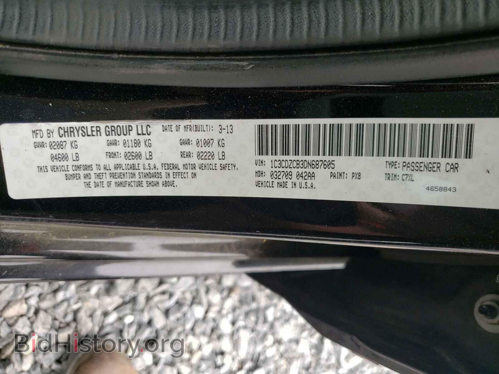 2013 DODGE AVENGER - VIN: 1C3CDZCB3DN687605 - Photo 10