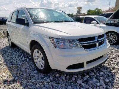 2014 Dodge JOURNEY SE, белый — VIN 3C4PDCAB8ET181668, Copart