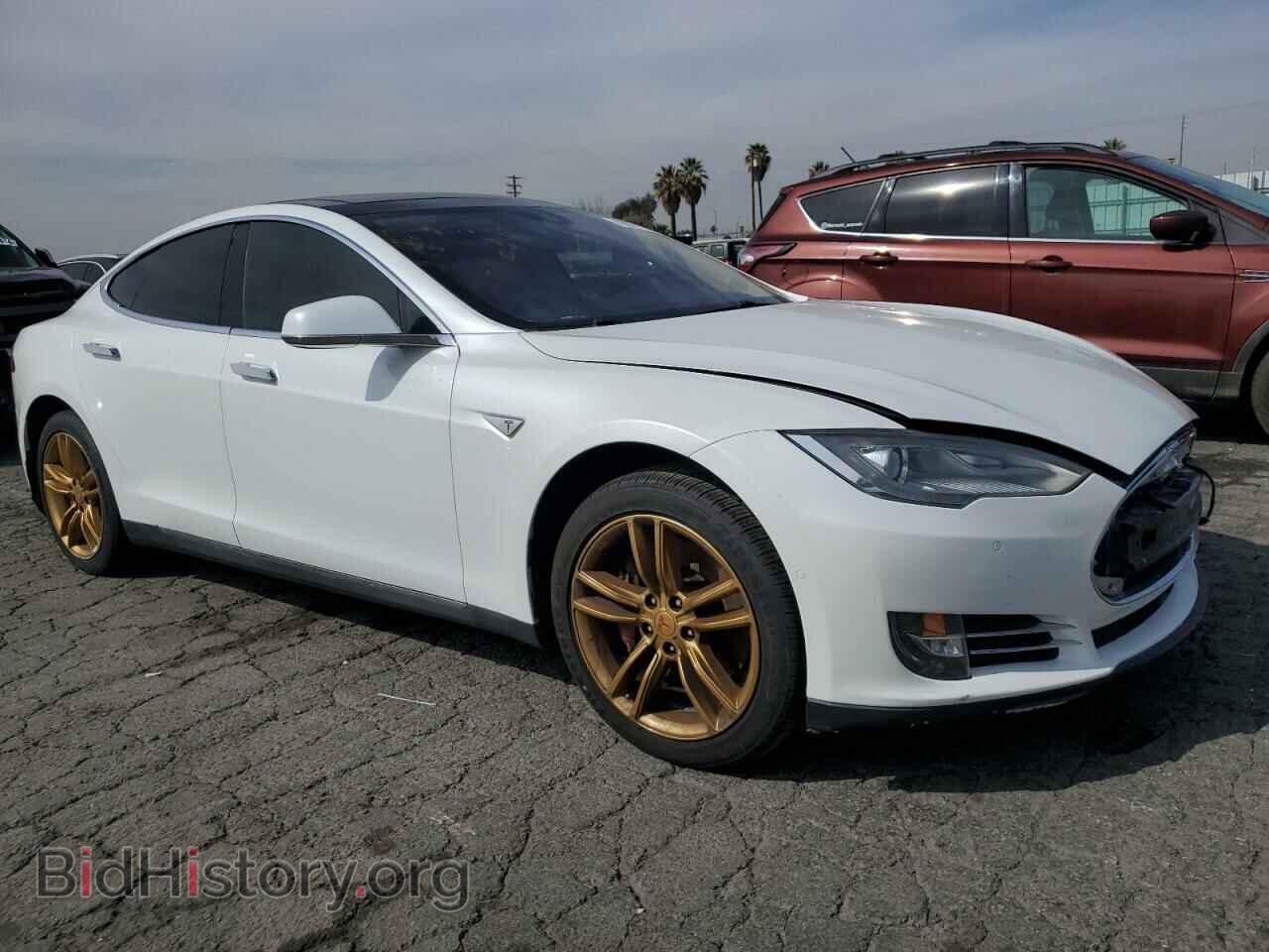 2014 TESLA MODEL S - VIN: 5YJSA1H15EFP60460 - Photo 4