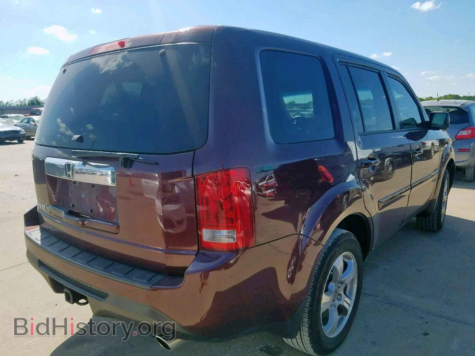 2013 HONDA PILOT EXL - VIN: 5FNYF3H53DB035934 - Фото 4