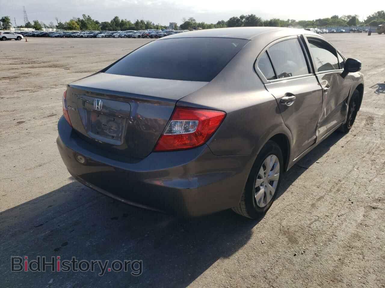 2012 HONDA CIVIC - VIN: 19XFB2F54CE024445 - Фото 4