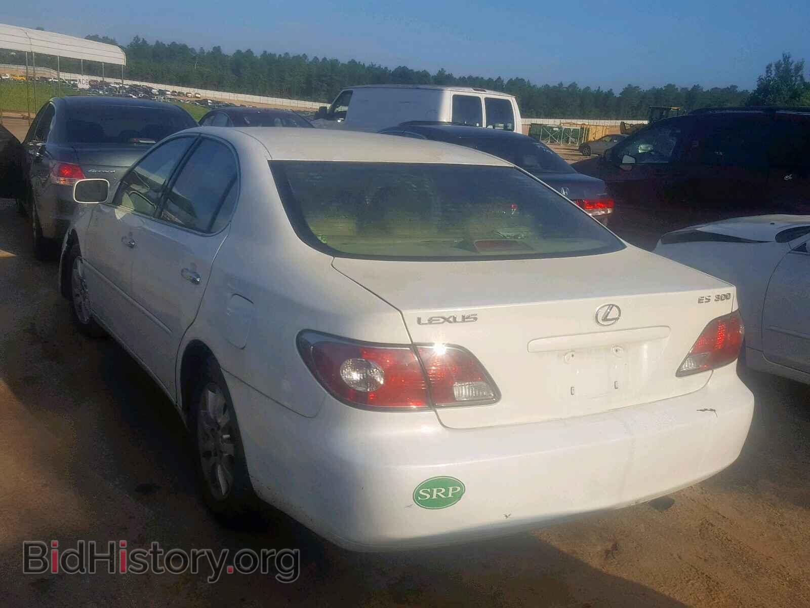 2003 LEXUS ES300 - VIN: JTHBF30G336005358 - Фото 3