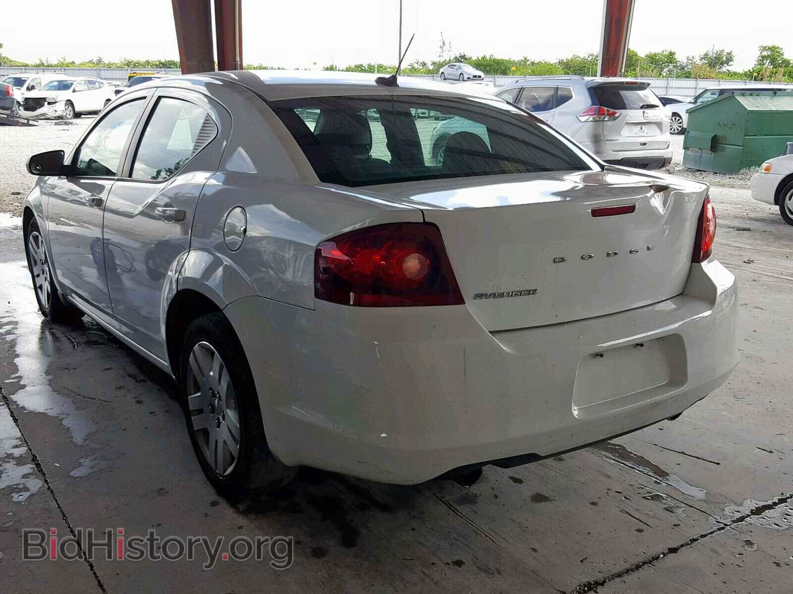 2014 DODGE AVENGER - VIN: 1C3CDZAG5EN177353 - Фото 3