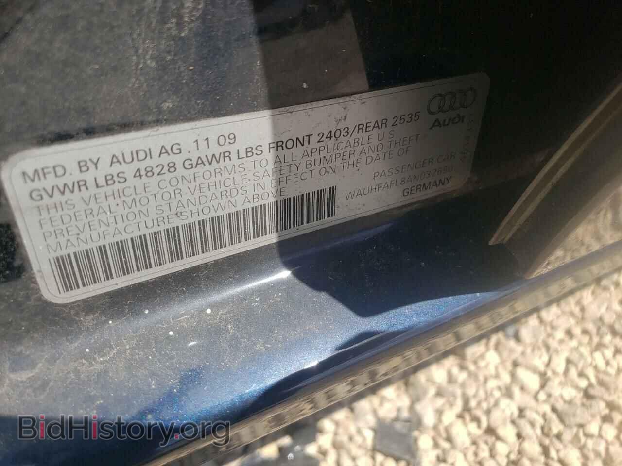 2010 AUDI A4 - VIN: WAUHFAFL8AN032690 - Фото 10