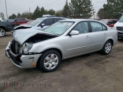 2008 Kia OPTIMA LX, серебристый — VIN KNAGE123885265841, Copart
