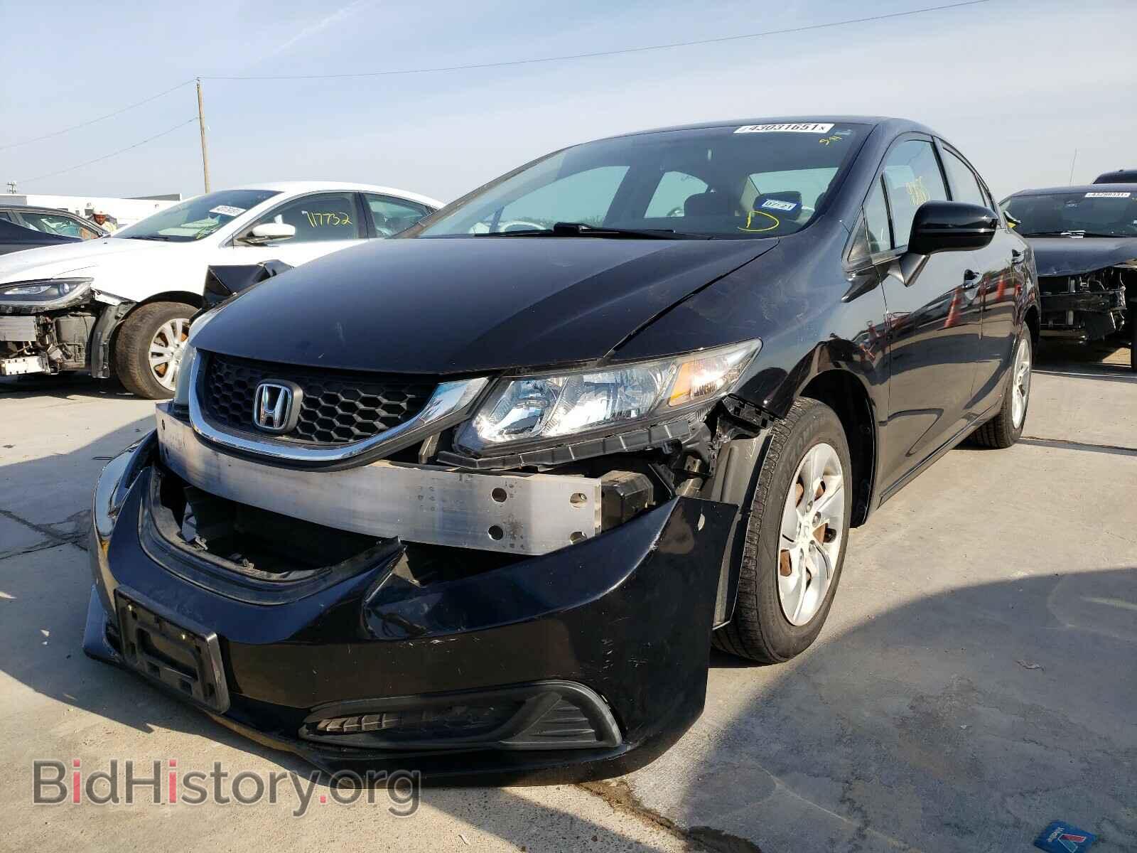 2014 HONDA CIVIC - VIN: 2HGFB2F55EH525935 - Фото 2