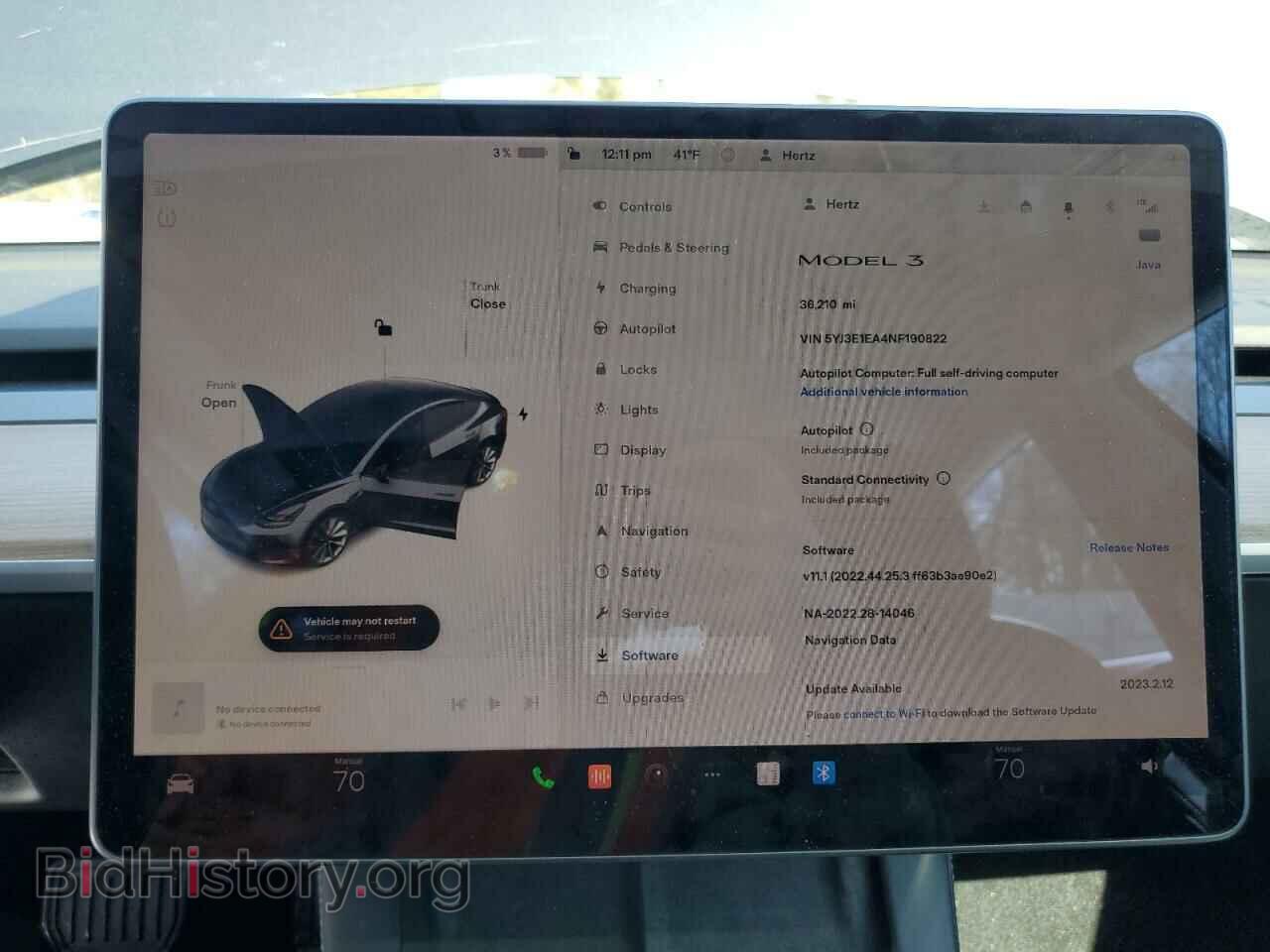 2022 TESLA MODEL 3 - VIN: 5YJ3E1EA4NF190822 - Photo 9
