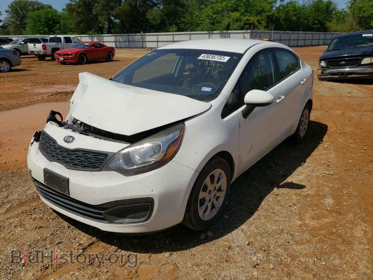 2013 KIA RIO - VIN: KNADM4A31D6216946 - Фото 2