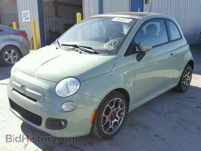 2012 FIAT 500 - VIN: 3C3CFFBR2CT233996 - Фото 2