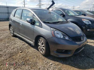 2013 Honda FIT FIT Sport, серый — VIN JHMGE8H56DC041282, Copart