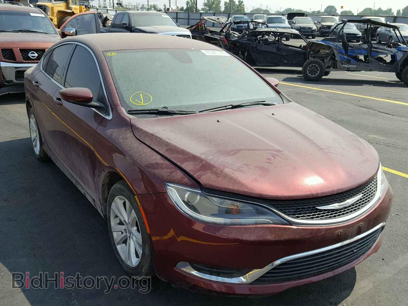 Photo 1C3CCCAB3FN613445 - CHRYSLER 200 2015