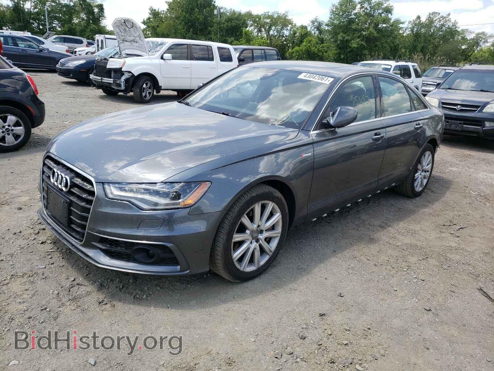 2014 AUDI A6 - VIN: WAUHGAFC8EN001698 - Фото 2