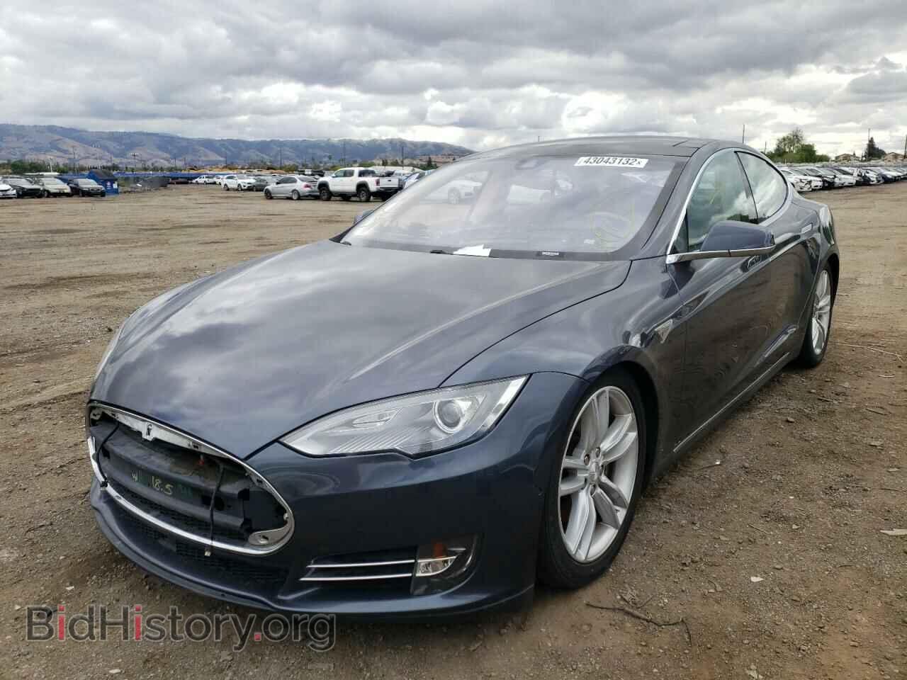 2014 TESLA MODEL S - VIN: 5YJSA1H15EFP54125 - Фото 2