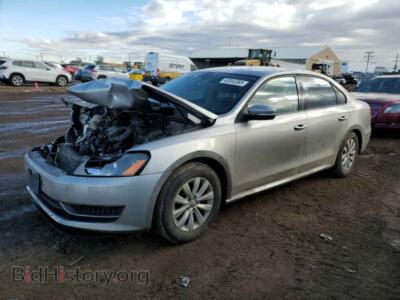 2012 Volkswagen PASSAT S, gray — VIN 1VWAP7A34CC075866, Copart