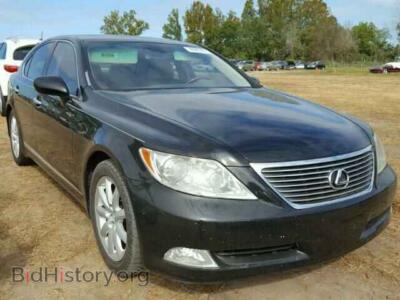2007 Lexus LS460 LS 460, черный — VIN JTHBL46FX75019413, Copart