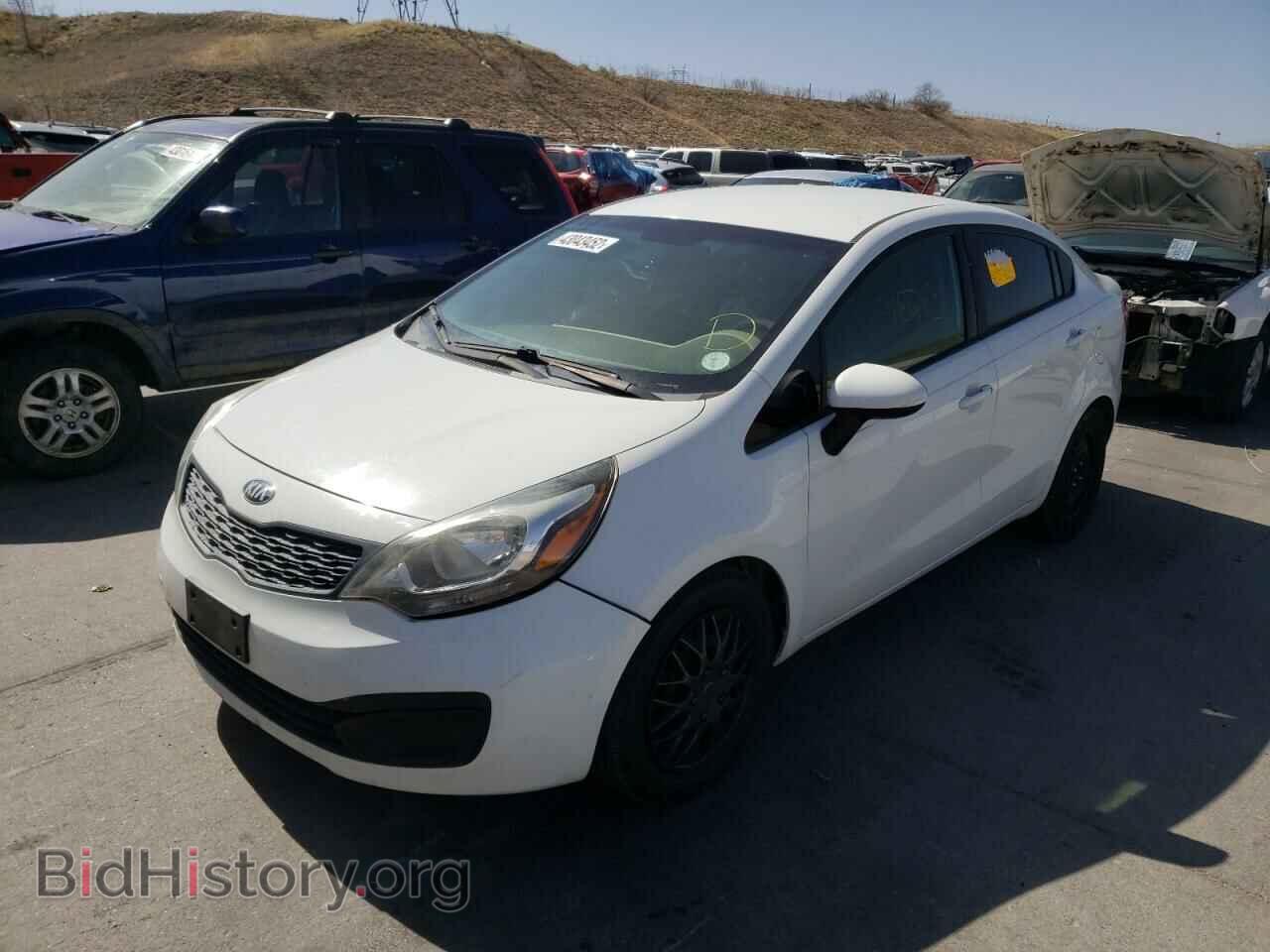 2013 KIA RIO - VIN: KNADM4A36D6282800 - Фото 2