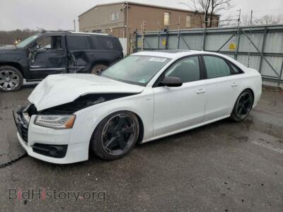 2016 Audi S8 Plus Quattro, white — VIN WUAJ5AFD8GN900070, Copart
