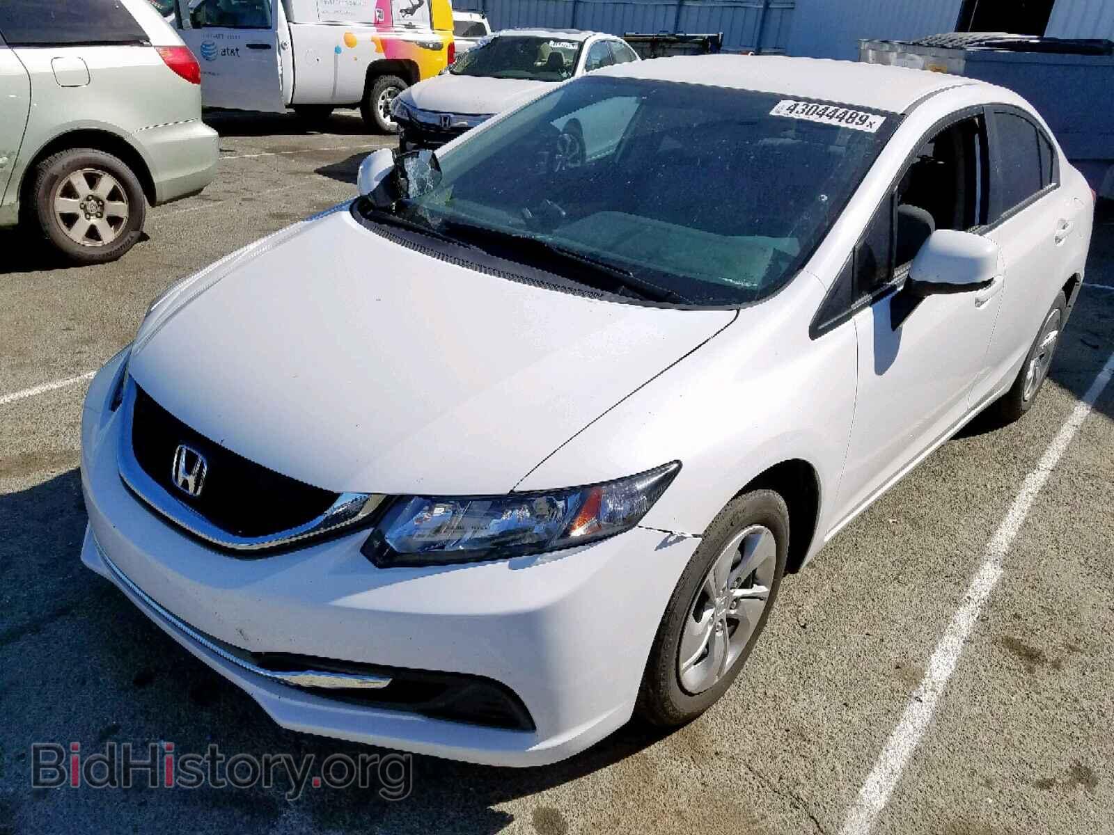 2013 HONDA CIVIC LX - VIN: 19XFB2F53DE016726 - Фото 2