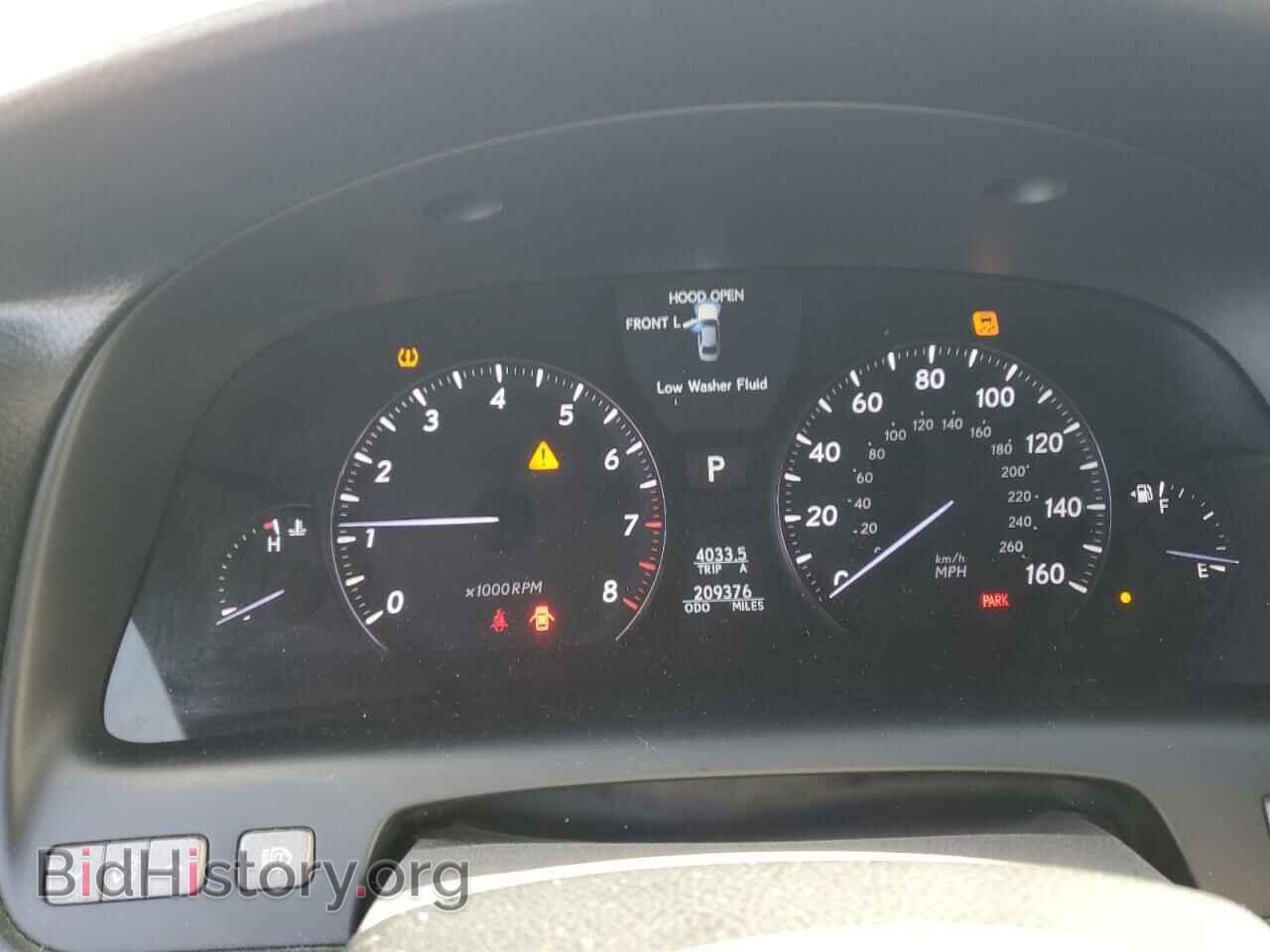 2008 LEXUS LS460 - VIN: JTHGL46F885025427 - Фото 9