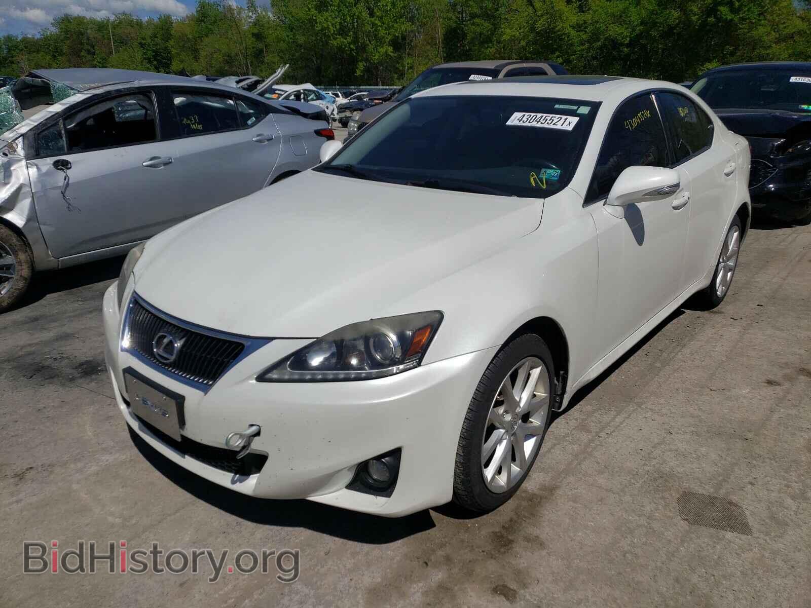 2011 LEXUS IS - VIN: JTHCF5C24B5045405 - Фото 2
