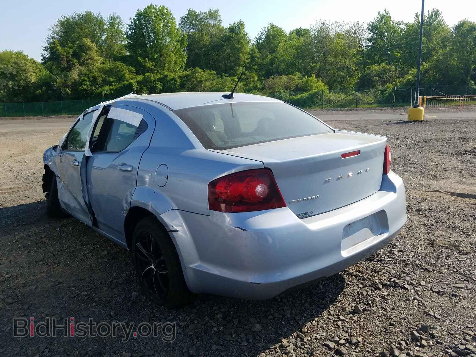 2013 DODGE AVENGER - VIN: 1C3CDZAB8DN752242 - Фото 3