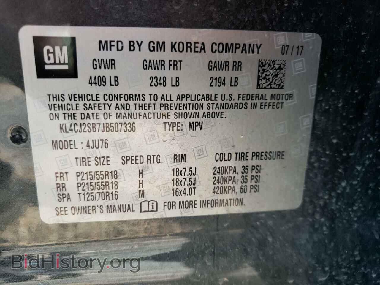 2018 BUICK ENCORE - VIN: KL4CJ2SB7JB507336 - Photo 10
