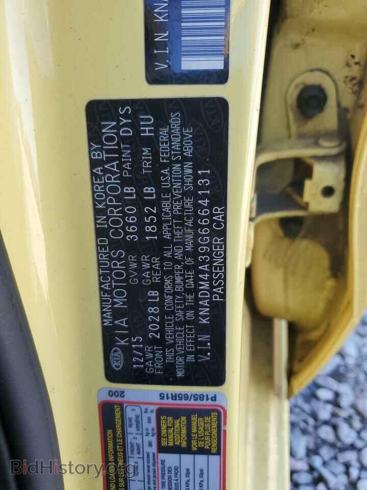 2016 KIA RIO - VIN: KNADM4A39G6664131 - Фото 12