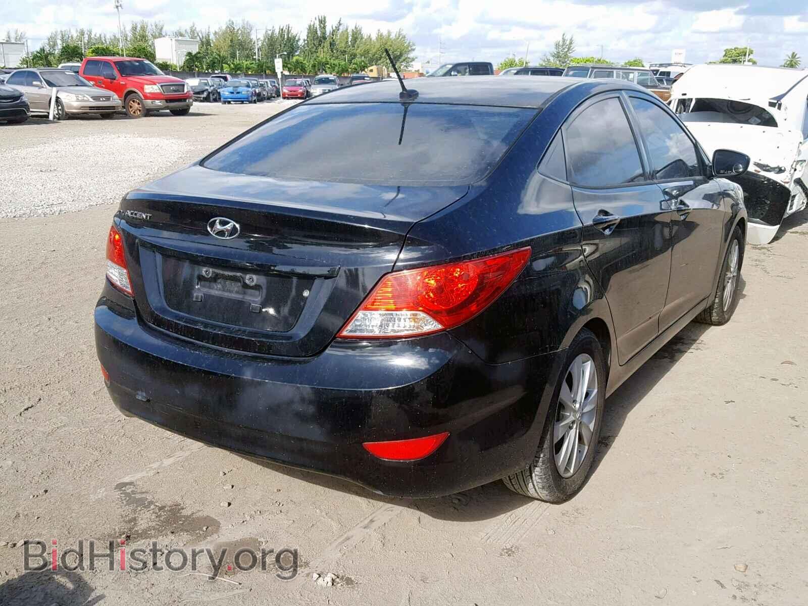 2013 HYUNDAI ACCENT - VIN: KMHCU4AE1DU315435 - Фото 4