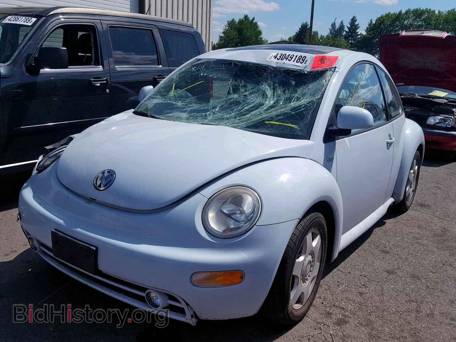 2000 VOLKSWAGEN BEETLE - VIN: 3VWCD21C2YM482966 - Фото 2