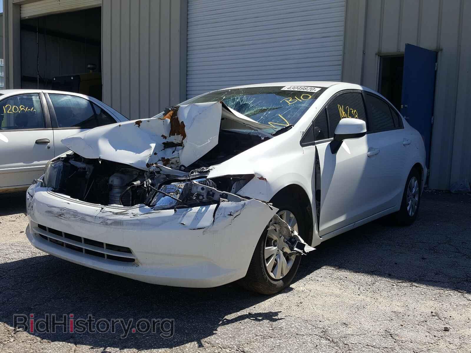 2012 HONDA CIVIC - VIN: 19XFB2F52CE009278 - Фото 2
