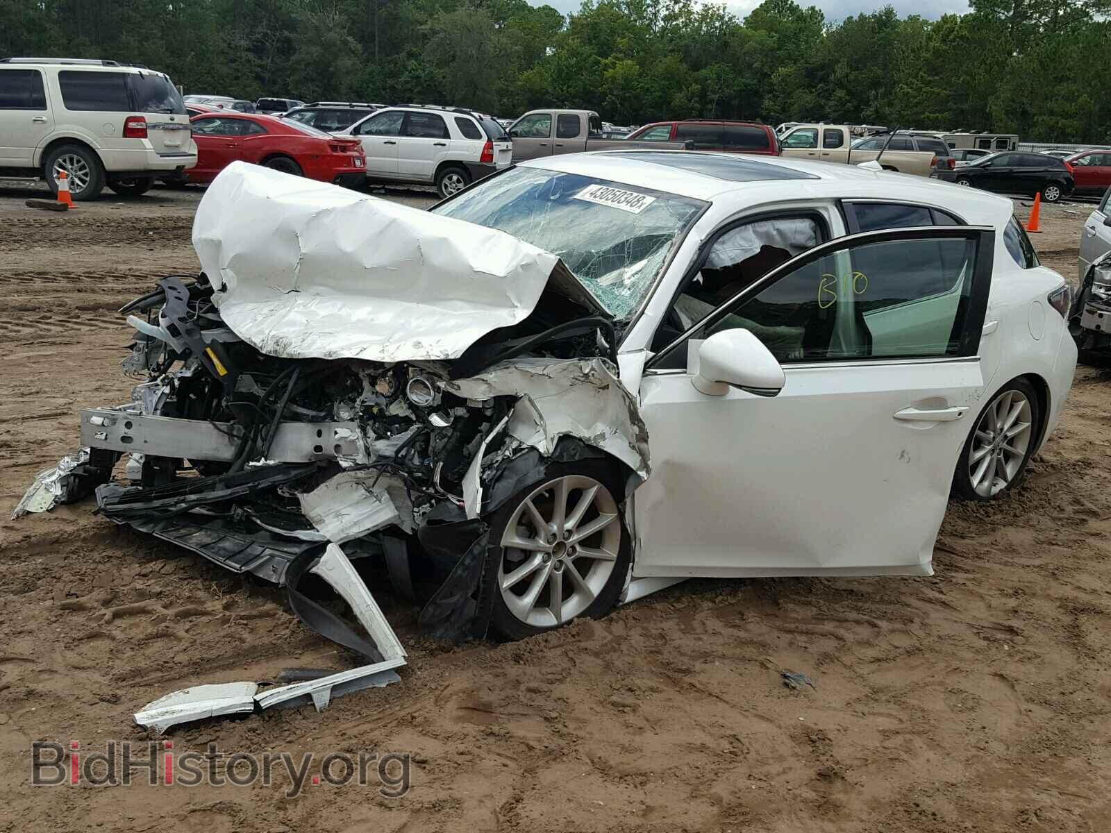 2012 LEXUS CT 200 - VIN: JTHKD5BH0C2116173 - Фото 2