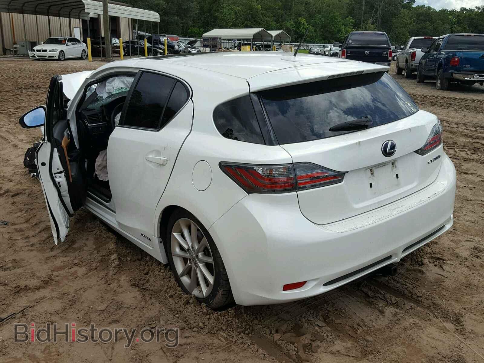 2012 LEXUS CT 200 - VIN: JTHKD5BH0C2116173 - Фото 3