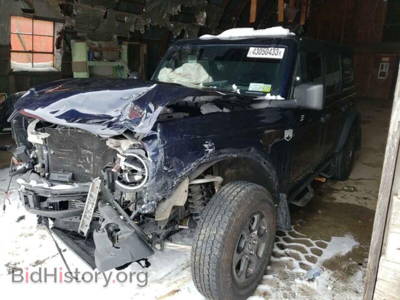 2021 Ford BRONCO Bronco BAS (VIN 1FMDE5BH9MLB07258) — photo 1 of 12, Copart, damage: front end