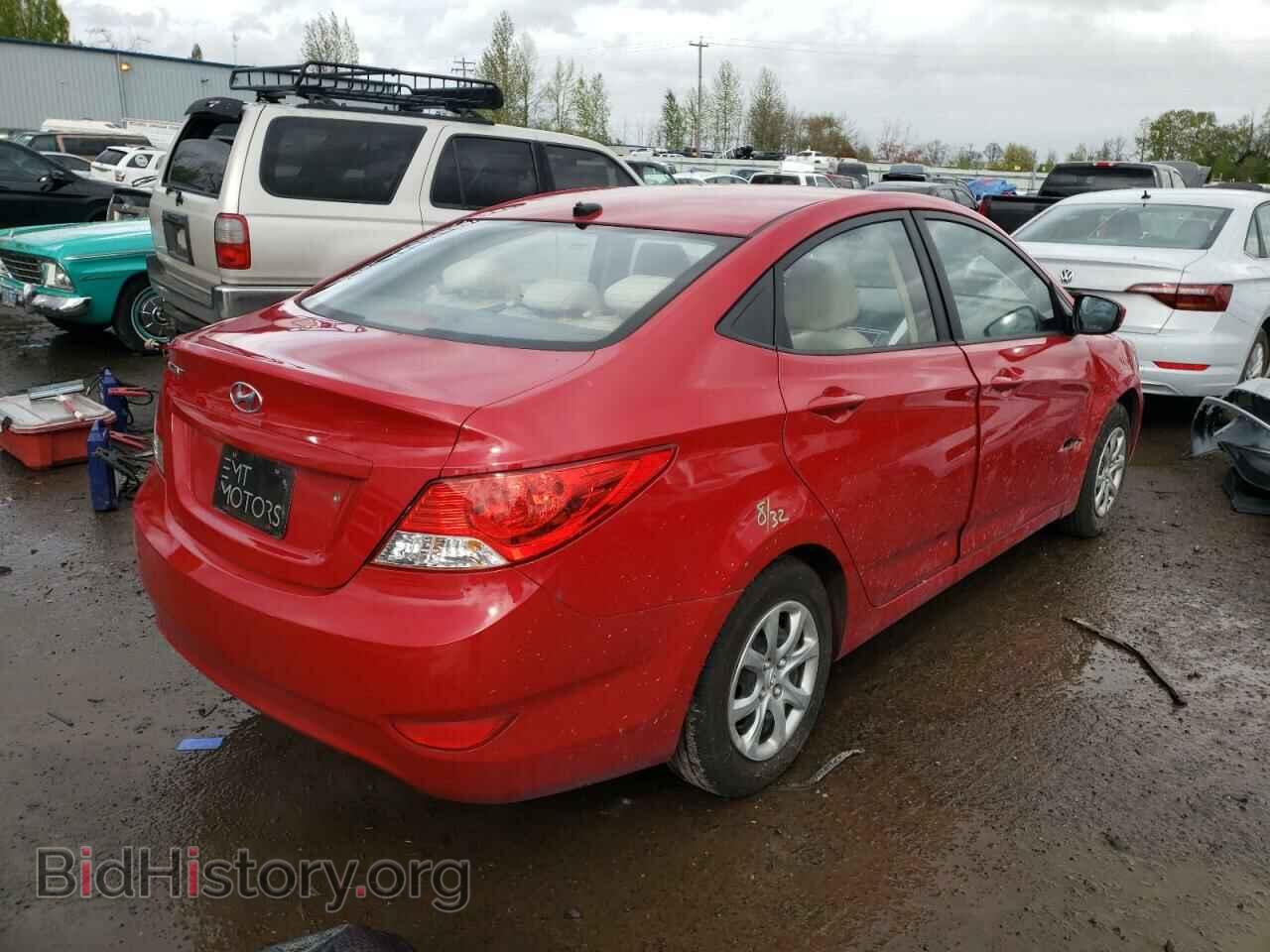 2013 HYUNDAI ACCENT - VIN: KMHCT4AE5DU274777 - Фото 4