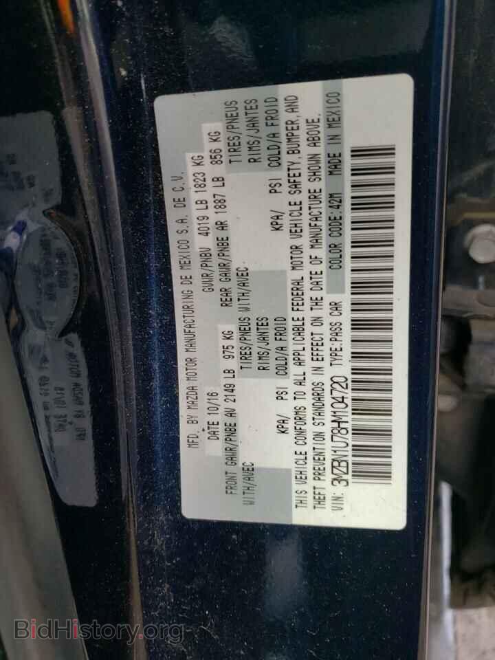 2017 MAZDA 3 - VIN: 3MZBN1U78HM104720 - Фото 10