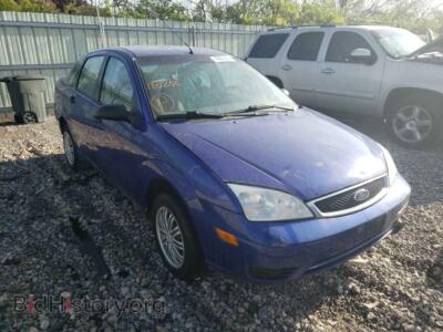 2006 Ford FOCUS Focus ZX4, синий — VIN 1FAHP34N86W160256, Copart