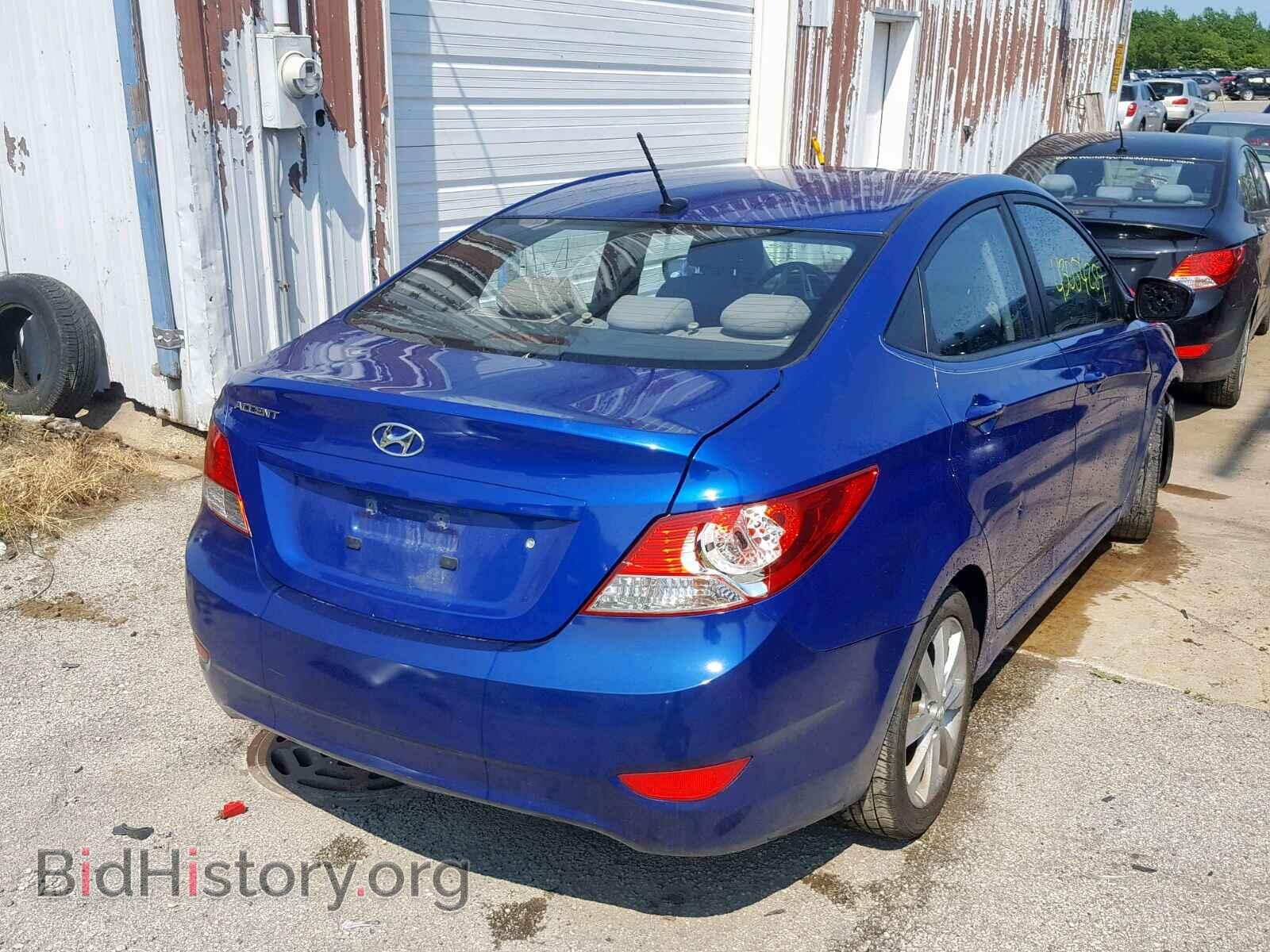 2012 HYUNDAI ACCENT - VIN: KMHCU4AE7CU135357 - Фото 4