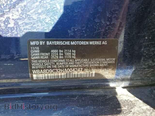 2017 BMW 3 SERIES - VIN: WBA8D9C32HA004247 - Фото 12