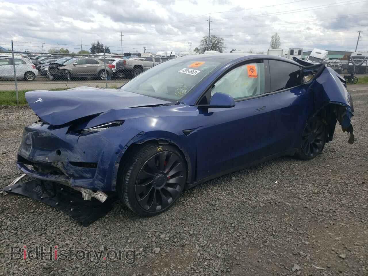 2020 TESLA MODEL Y - VIN: 5YJYGDEF9LF014052 - Фото 2