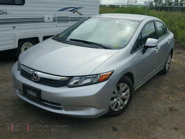 2012 HONDA CIVIC LX - VIN: 2HGFB2F44CH037726 - Фото 2