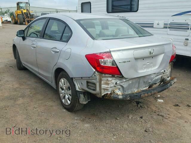 2012 HONDA CIVIC LX - VIN: 2HGFB2F44CH037726 - Фото 3
