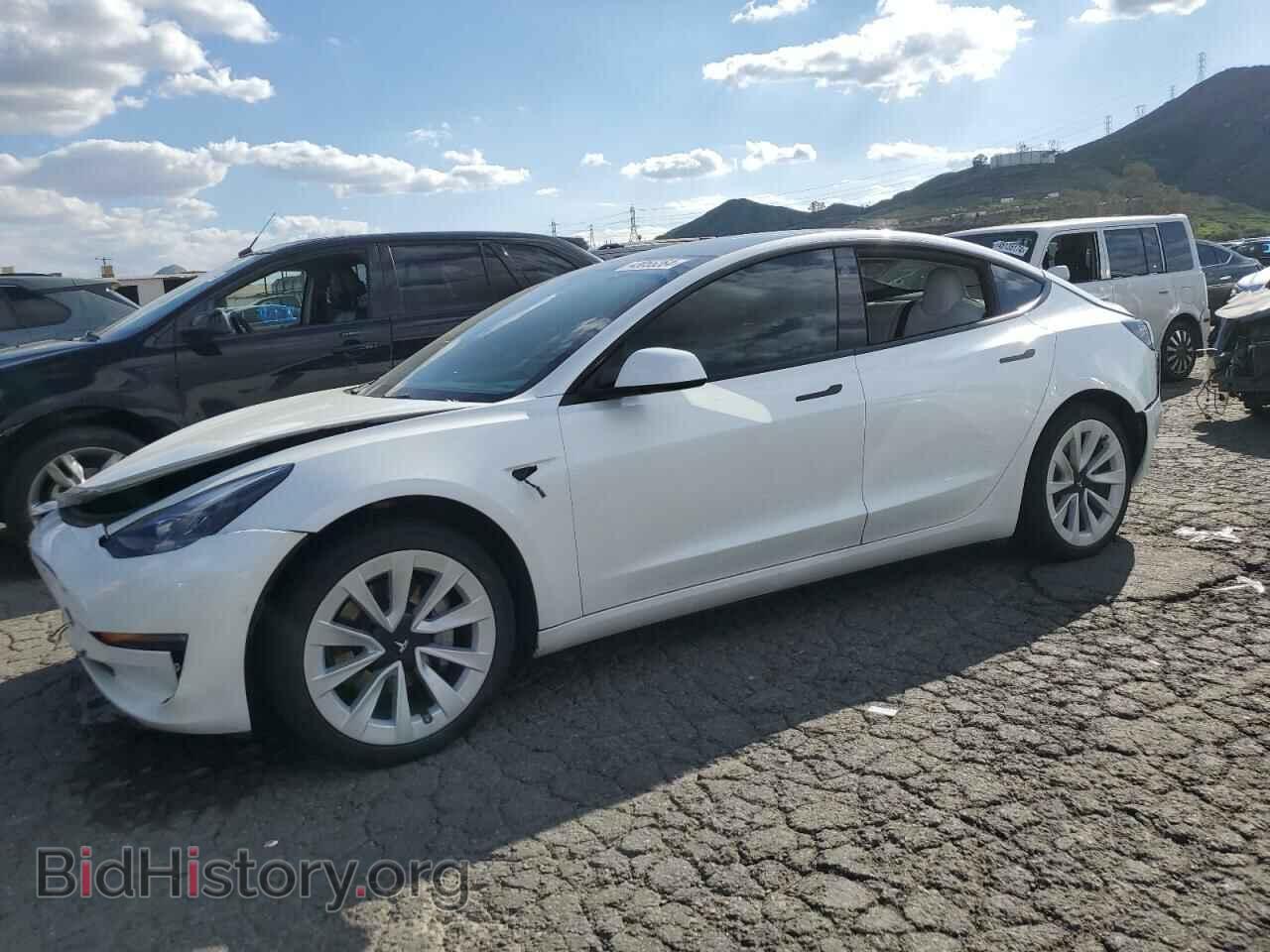 Photo 5YJ3E1EBXNF129967 - TESLA MODEL 3 2022
