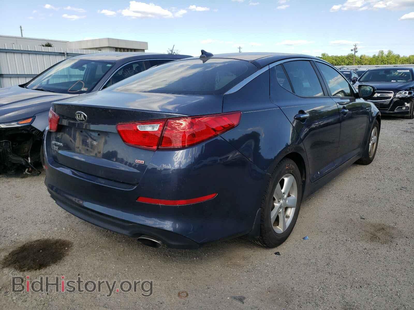 2015 KIA OPTIMA - VIN: KNAGM4A74F5606495 - Фото 4