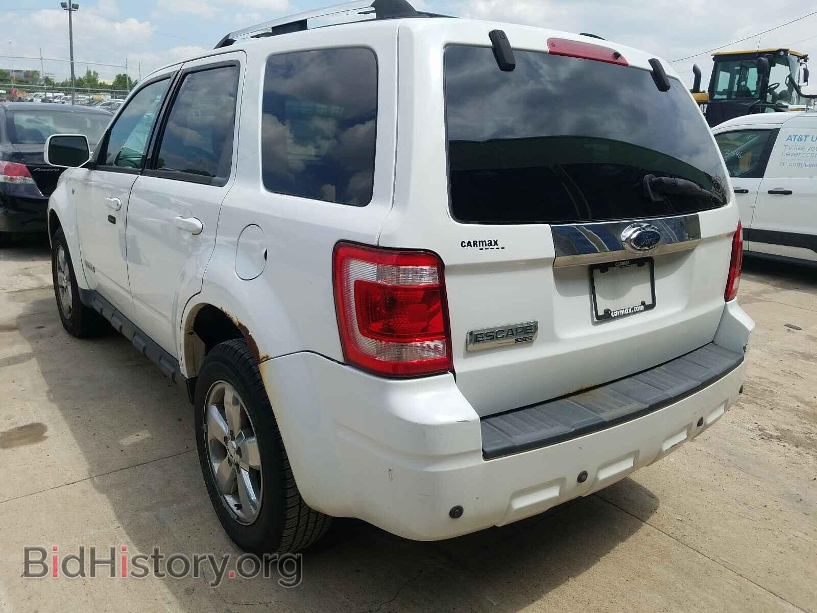 2008 FORD ESCAPE - VIN: 1FMCU041X8KB77817 - Фото 3